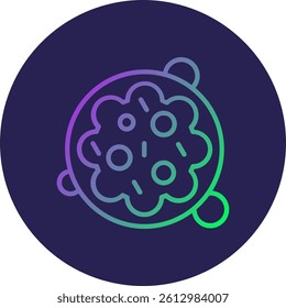 Cancer Cell Line Circle Gradient Style