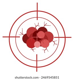 cancer cell screening. cancer disease concept