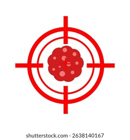 cancer cell spread. cancer disease concept