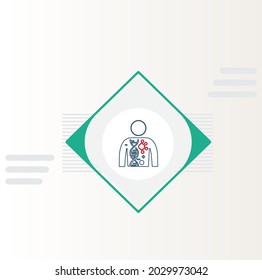 cancer cells icon vector design