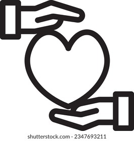 Cancer Day Favorite Outline Icon