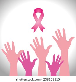 Cancer design over white background, vector illustration.