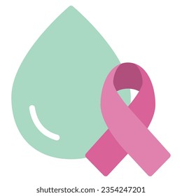 Cancer Free Celebration Icon can be used for web, app, infographic, etc