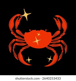Cancer Horoscope Symbol with Magical and Modern Design