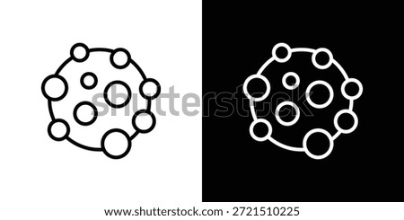 Cancer icon logo element. Vector illustration. EPS10