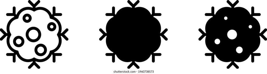 Cancer icon , vector illustration