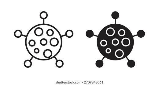Icono de cáncer Ilustración vectorial. Diseño plano. Símbolos de Vector de Diseño gráfico.