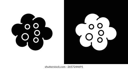 Icono de cáncer Vector Logo Plantilla para gráfico y Diseño web.