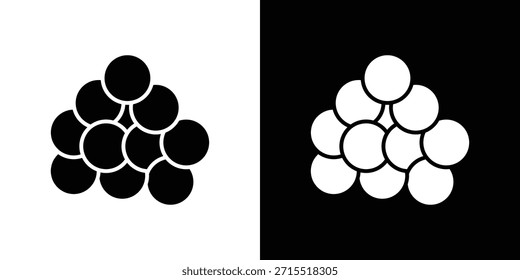 Vector de icono de cáncer, ilustración sólida, conjunto de pictogramas.