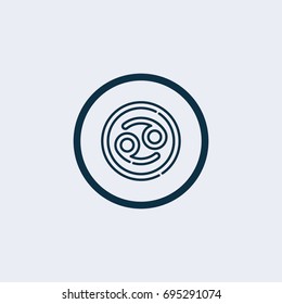 Cancer icon. Zodiac symbol icon