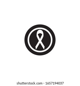 Ilustración vectorial de la plantilla de logotipo de cáncer