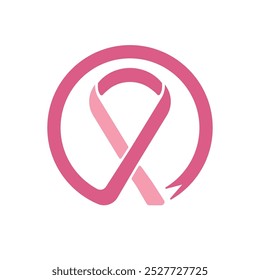 Ilustración de la Plantilla del icono del Vector del logotipo del cáncer