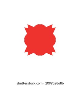 Cancer microbe icon. Simple style world cancer days event poster background symbol. Cancer clinic logo design element. Support for cancer patients t-shirt printing. Vector for sticker.