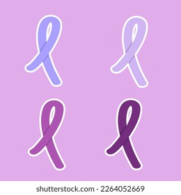 cancer ribbon art Illustration vector
