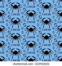 cancer seamless pattern perfect for background or wallpaper