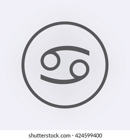 Cancer sign . Vector illustration