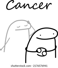 signo de cáncer zodiac flork meme 