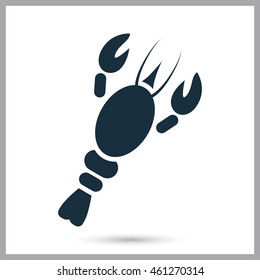 Cancer simple icon on the background