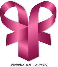 Cancer symbol awareness vector for campaign