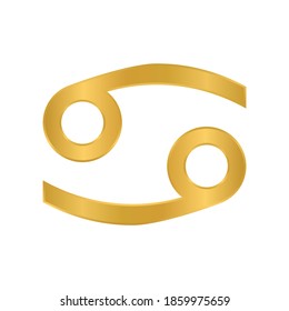 Cancer symbol on white background. Vector illustration.