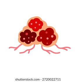 cancer tumor cell developing concept