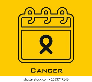 Cancer vector icon