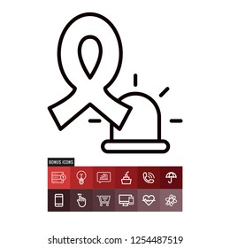 Cancer vector icon