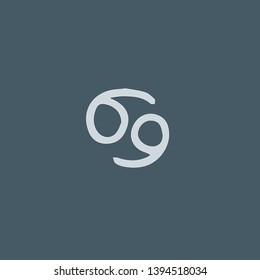 Cancer vector icon. Cancer concept stroke symbol design. Thin graphic elements vector illustration, outline pattern for your web site design, logo, UI. EPS 10.