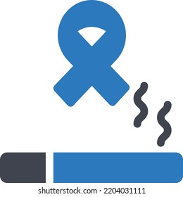 cancer Vector illustration on a transparent background. Premium quality symmbols. Glyphs vector icons for concept and graphic design. 
