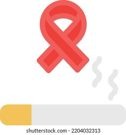 cancer Vector illustration on a transparent background. Premium quality symmbols. Line Color vector icons for concept and graphic design. 
