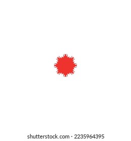 Cancer virus icon. Simple style awareness against cancer poster background symbol. Cancer hospital brand logo design element. Cancer t-shirt printing. Vector for sticker.