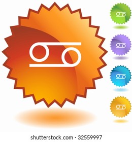 cancer zodiac badge
