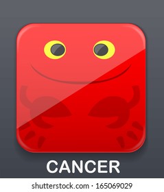 Cancer zodiac icon