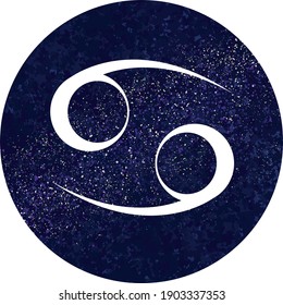 Cancer Zodiac Sign Circle Galaxy
