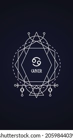 Cancer Zodiac Sign - Wallpaper For Mobile