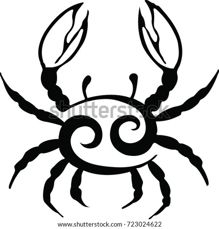cancer zodiac vector sign