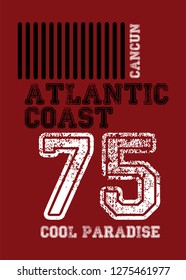 cancun cool paradise,t-shirt design
