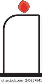 candel icon art eps 10