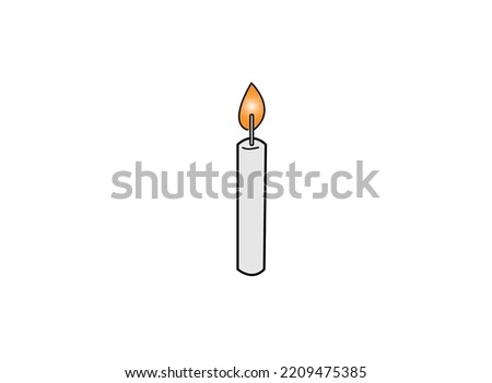 Candel vector design and art.