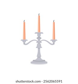 Candelabra, Diwali, Hindu, Indian Symbol Illustration