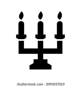 candelabra icon or logo isolated sign symbol vector illustration - high quality black style vector icons
