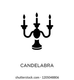 Candelabra Icon. Candelabra Symbol Design From Wedding And Love Collection. Simple Element Vector Illustration On White Background.