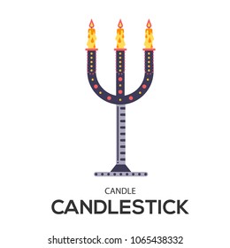 candelabrum  icon vector. candelabrum sign on white background. candelabrum icon for web and app
