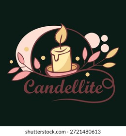 Plantilla de diseño de logotipo de Vector Candelite