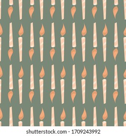 Candels background, illustration, vector on white background