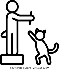 Candid Kitten Climbing Cat Tree Concepto como un tiro cándido de un gatito trepando un árbol de gato mientras su dueño observa con orgullo. La energía lúdica del gatito y la supervisión amorosa del dueño se destacan en Photo Stock Concept, espacio de copia para publicidad o Anuncio con Photo Realistic como detalle de alta calidad --ar 7:2