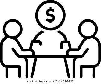 Candid Moment of Family Budgeting concept as A candid shot of a family sitting around the dining table discussing their monthly budget. The scene captures the authentic interaction between family memb