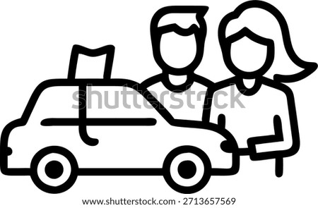 Candid photo of a couple looking at a map beside their car during a road trip. concept as A natural image capturing a couple standing next to their car examining a map. The camera focuses on their engaged expressions highlighting the excitement and spontaneity of planning their next destination on a road trip adventure. in Photo Stock Concept , copy space for advertisement or banner with Photo Realistic as high Quality Detail --ar 7:2