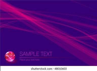 Candid pink template. Vector.