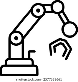 Candid shot of operator adjusting AI controlled machinery with copy space concept as A candid shot of an operator adjusting AI controlled machinery in a manufacturing plant highlig